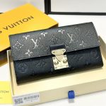 Louis Vuitton Sarah Wallet Monogram Empreinte Black 19Cm M82638 - Image 3