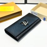 Louis Vuitton Twist Wallet Leather Black 19Cm M68309 - Image 4