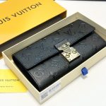 Louis Vuitton Sarah Wallet Monogram Empreinte Black 19Cm M82638 - Image 4