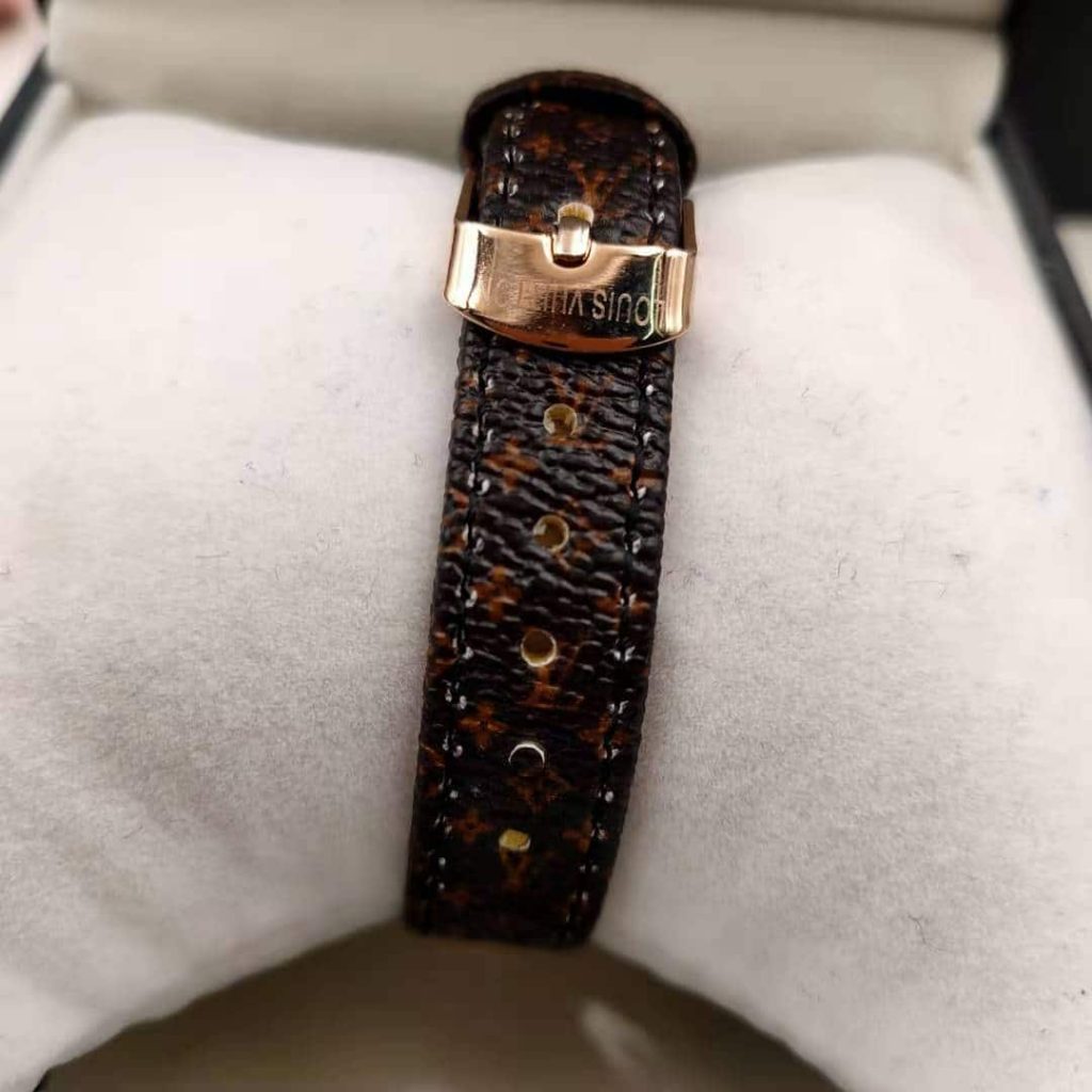 Louis Vuitton Tambour Monogram 33mm QBBB99 - Image 4