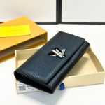 Louis Vuitton Twist Wallet Leather Black 19Cm M68309 - Image 6