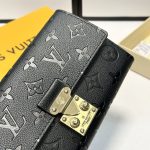 Louis Vuitton Sarah Wallet Monogram Empreinte Black 19Cm M82638 - Image 6