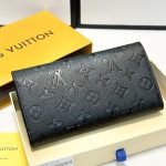 Louis Vuitton Sarah Wallet Monogram Empreinte Black 19Cm M82638 - Image 9
