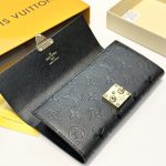 Louis Vuitton Sarah Wallet Monogram Empreinte Black 19Cm M82638 - Image 10