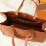 Louis Vuitton On The Go MM Monogram Empreinte Leather Cognac 35Cm M12775 - Image 11