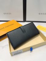 Louis Vuitton Lv Vertical Wallet Black 19cm M81330 - Image 5