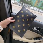 Gucci Bee Star Leather Clutch Black 28Cm 495066 Dj2Kt 8474 - Image 4