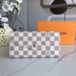 Louis Vuitton Sarah Wallet Damier Azur Canvas 19Cm N63208 - Image 3