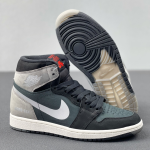 Air Jordan 1 Black Grey Waterproof Shoes - Image 3