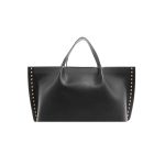 Valentino Garavani Rockstud Leather Tote Black 36Cm