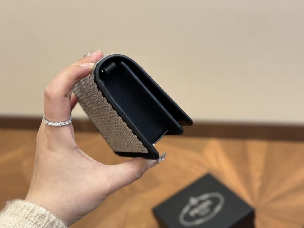 Prada Cardholder With Shoulder Strap And Crystals 13Cm 1Mr024 2Awl F0T7O - Image 6