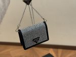 Prada Cardholder With Shoulder Strap And Crystals 13Cm 1Mr024 2Awl F0T7O - Image 9
