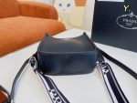 Prada Leather Mini Shoulder Bag Black 20Cm 1Bh191 2Dkv F0002 V 3Oo - Image 4