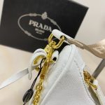 Prada Re Edition 2005 Saffiano Leather Bag White 22cm 1BH204 NZV F02EN V V2M - Image 5