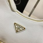 Prada Re Edition 2005 Saffiano Leather Bag White 22cm 1BH204 NZV F02EN V V2M - Image 6