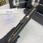 Prada Large Saffiano Leather Wallet Black 19Cm 1Ml506 Qwa F0002 - Image 8