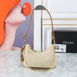 Prada Re Edition Crochet Bag Natural 22Cm 1Bc204 2M2T F0018 V Juo - Image 11