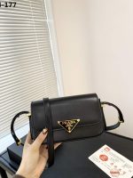 Prada Leather Shoulder Bag Black 21cm 1bd339 Ask F0002 V Mto - Image 3