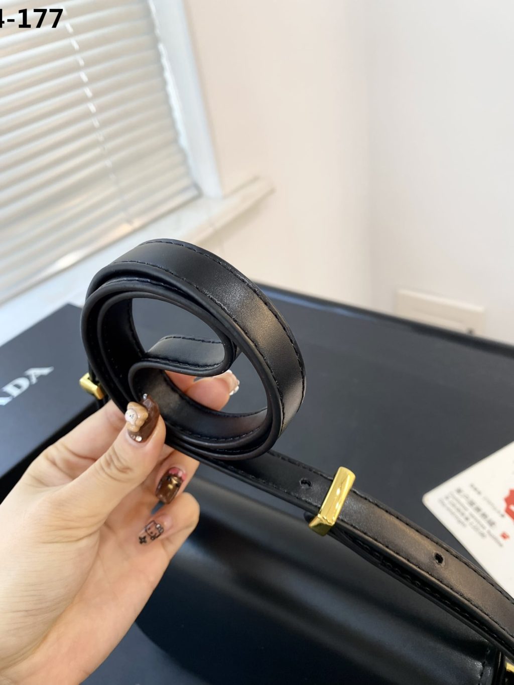 Prada Leather Shoulder Bag Black 21cm 1bd339 Ask F0002 V Mto - Image 9