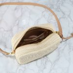 Prada Raffia Crochet Shoulder Bag Natural 20Cm 1Bh196 2A2T F0018 V Ouo - Image 7