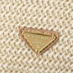 Prada Raffia Crochet Shoulder Bag Natural 20Cm 1Bh196 2A2T F0018 V Ouo - Image 5