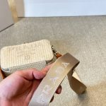 Prada Crochet Prada Brique Bag Natural 20Cm 2Vh173 2M2T F0018 V Nlo - Image 7