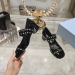 Prada Patent Leather Mary Jane Pumps Black 1I816N 069 F0002 F 035 - Image 4