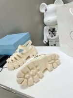 Prada Rubber Monolith Sandals Quartz 1X853M 3Lkk F0482 F Dd55 - Image 9