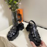 Prada Monolith Foam Rubber Sandals Black 1X853M 3Lkk F0002 F 055 - Image 7