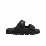 Prada Fussbett Raffia Dual Buckle Slide Sandals Black - Image 11