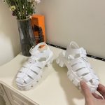 Prada Monolith Foam Rubber Sandals White 1X853M 3Lkk F0009 F 055 - Image 8