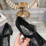 Prada Velvet Pumps Black 1I818N 068 F0002 F 035 - Image 8