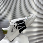 Valentino ONE STUD lace-up sneakers in calfskin - Image 3