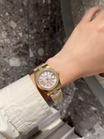 Rolex Datejust Diamond In Gold With Pinl Dial 31mm - Image 4