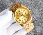 Rolex Datejust Roman Numeral Dial Gold In Yellow 41mm - Image 3