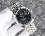 Rolex Datejust Roman Numeral Oystersteel And White Gold In Black 41mm - Image 3
