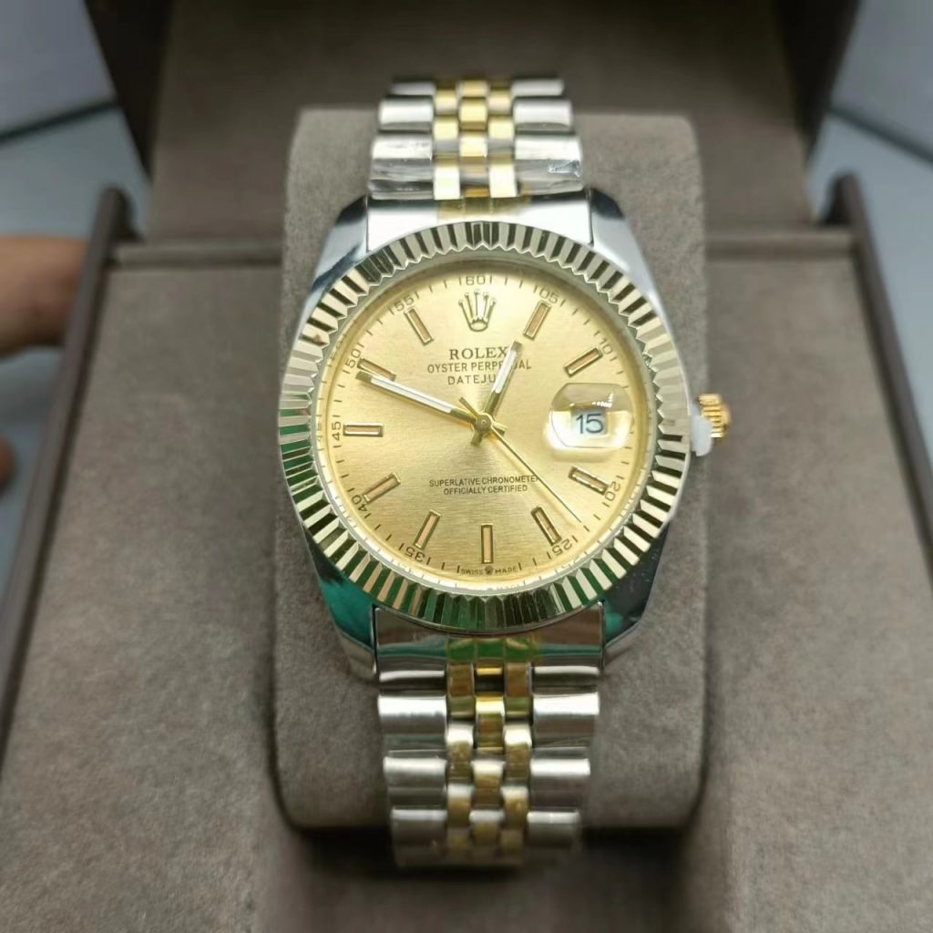 Rolex Datejust Jubilee Champagne Gold 36mm 126233 0015 - Image 3