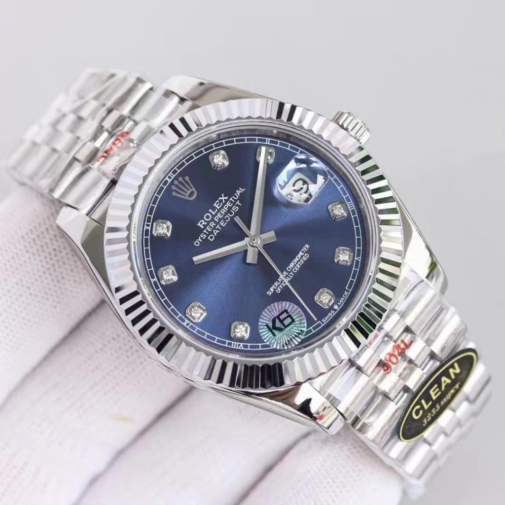 Rolex Datejust Navy Blue Watch 41mm 126334 0016 - Image 4
