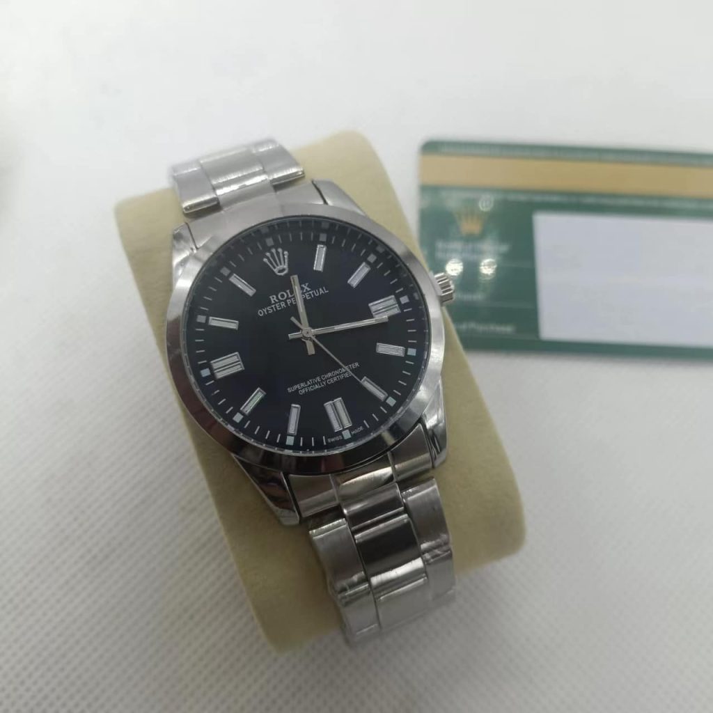 Rolex Oyster Perpetual Watch 41mm Black Dial 124300 0002 - Image 4