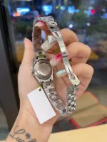 Rolex Lady Datejust 28 Silver Jubilee Diamond Dial In Green 31mm - Image 4