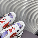 Valentino ONE STUD lace-up sneakers in calfskin - Image 4