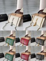 Saint Laurent Kate Tassel Medium Crocodile Embossed Leather Black 22cm 354119dnd0n1000 - Image 4