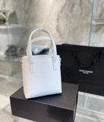 Saint Laurent Toy Shopping Saint Laurent In Box Leather White 18Cm 773995Aaddi9207 - Image 3