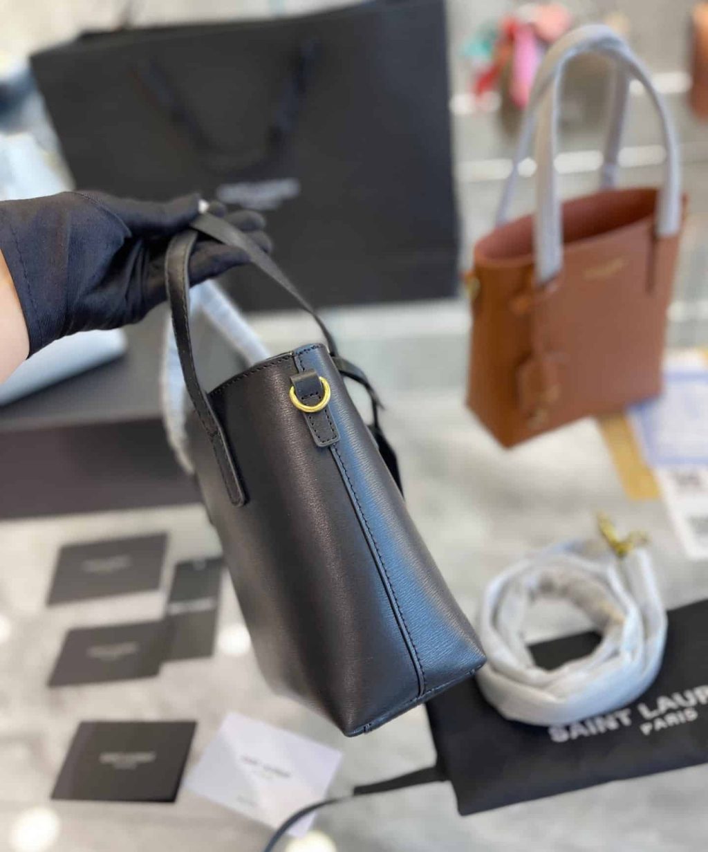 Saint Laurent Shopping Saint Laurent Mini Bag In Box Black 18Cm 773995Aaddi1000 - Image 8