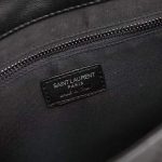 Saint Laurent Envelope Large Bag In Mix Matelassé Grain De Poudre Embossed Leather Black 31Cm 600166Bow981000 - Image 3