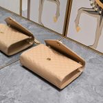 Saint Laurent Envelope Matelassé Grain De Poudre Dark Beige 24Cm - Image 6