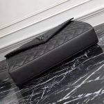 Saint Laurent Envelope Large Bag In Mix Matelassé Grain De Poudre Embossed Leather Black 31Cm 600166Bow981000 - Image 7