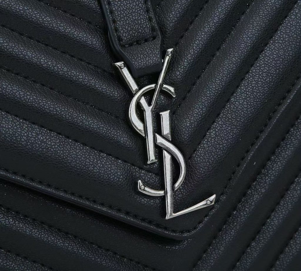 Saint Laurent College Large Chain Bag Black 32Cm 600278Brm041000 - Image 3