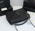 Saint Laurent College Large Chain Bag Black 32Cm 600278Brm041000 - Image 6