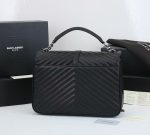 Saint Laurent College Large Chain Bag Black 32Cm 600278Brm041000 - Image 9